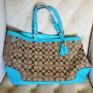 Large coach tote bag